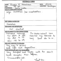 SIMRAN FEEDBACK- HIGH CHOLESTEROL