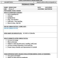 RIDDHI SHAH FEEDBACK FORM