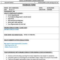 SITA VADHADIA FEEDBACK FORM