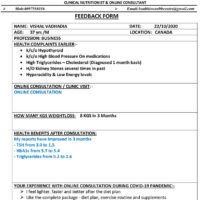 VISHAL VADHADIA FEEDBACK FORM